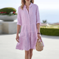 Anna – Vestido de Verão às Riscas