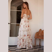 Sónia | Vestido midi com padrão floral